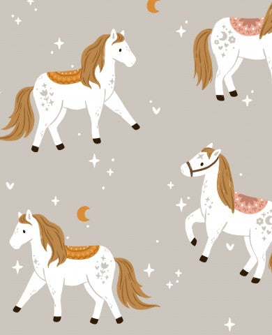 Jersey Magic White Horse Grey