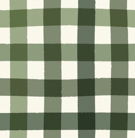 Wasserdichter Stoff Mini Gingham-Grüntöne