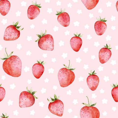Jersey mini pink strawberries strawberrygirl