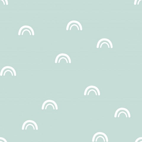 Jersey Mini rainbows mint