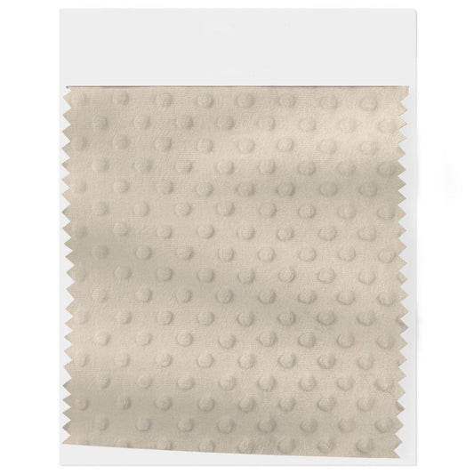 Plush Minky Dotted: Pale Gray