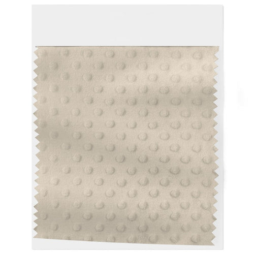 Plush Minky Dotted: Pale Gray