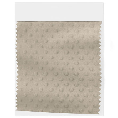 Plush Minky Dotted: Warm Beige