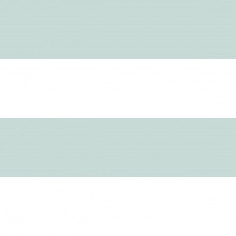 Wasserdichter Stoff mint white stripes wide