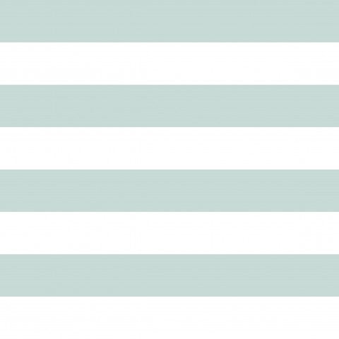 Wasserdichter Stoff mint white stripes