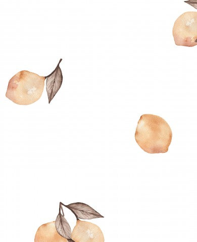 Jersey New Lemons 30x30cm white