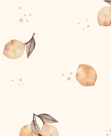 Jersey New Lemons 30x30cm cream