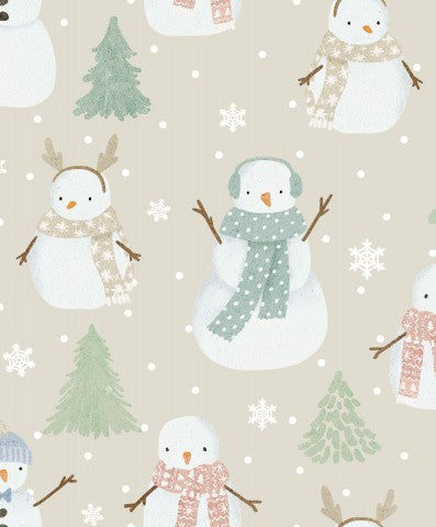  Pupazzi di neve e alberi in tessuto impermeabile