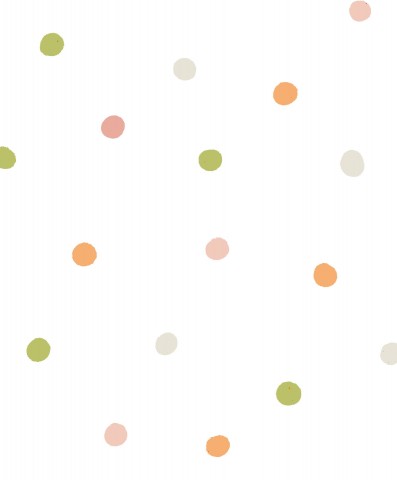 Jersey Orange and green spots on white coordinate system
