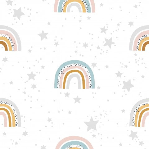 Jersey pastel baby rainbow. Magical stars