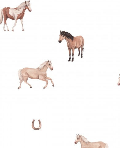 Jersey Horses II white