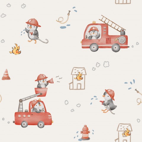 Jersey Penguin Firefighter Cream
