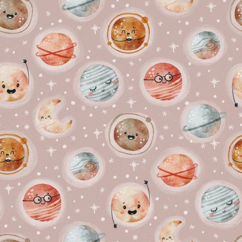 Jersey Pretty little Planets blush
