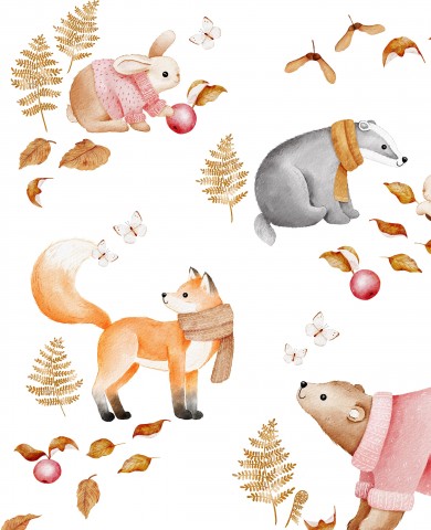 Panama watercolor animals
