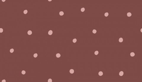 Jersey Dots Burgundy Light