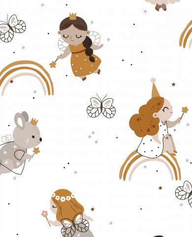 Tissu imperméable avec de jolies fées