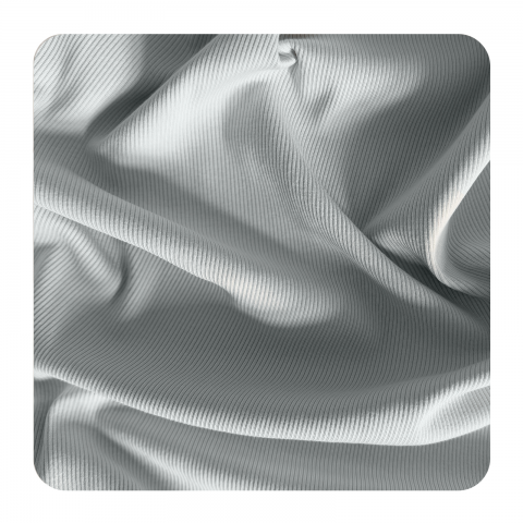 Rib Jersey Glacier Gray