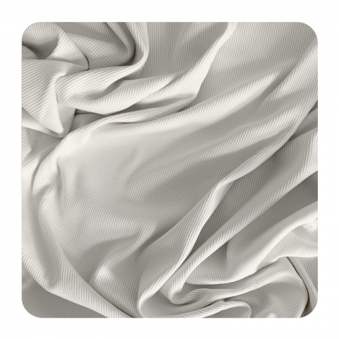 Rib Jersey Soft Cream