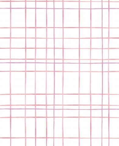 Jersey pink grid white