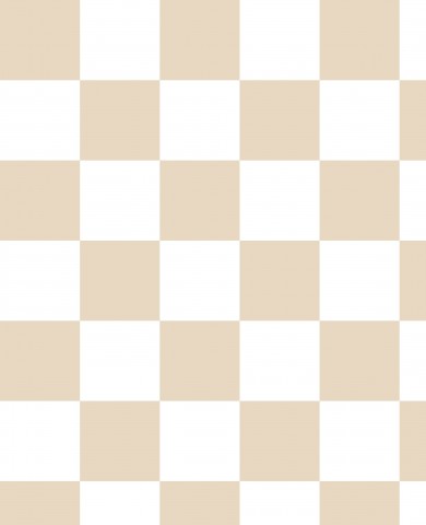 Jersey checkerboard beige 30x30