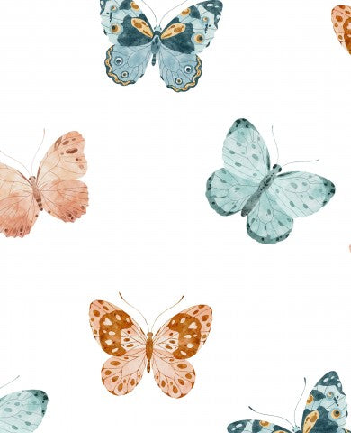 Jersey butterflies pink and blue