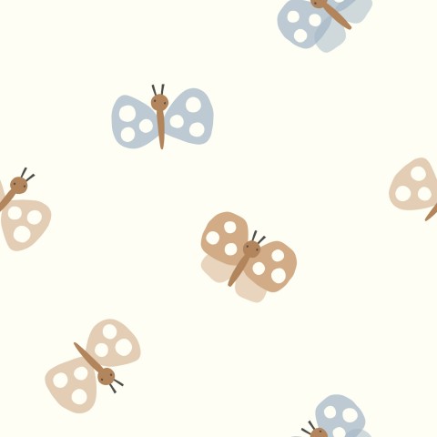 Papillons SoftShell sur fond blanc