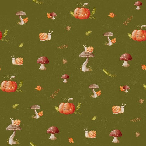 Jersey Snails Mushrooms Green