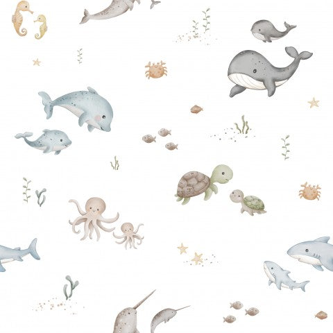 Jersey Sea Life White