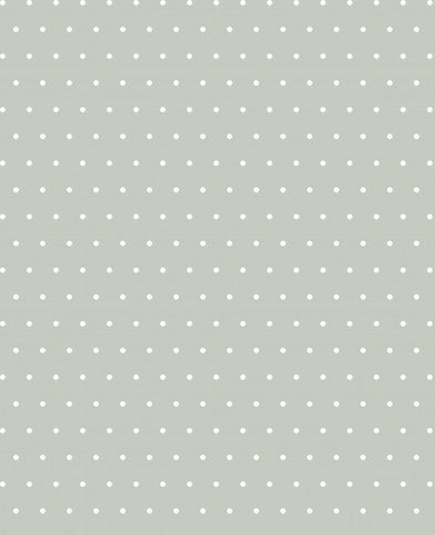 Musselin Small Dots Light Sage