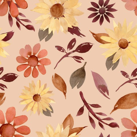 Jersey sunflowers orange small