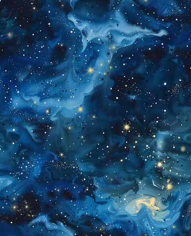 Jersey Starry Night Sky stars and moon