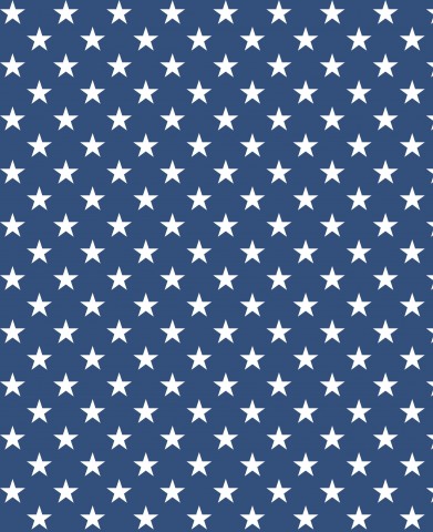 Muslin Stars Blue