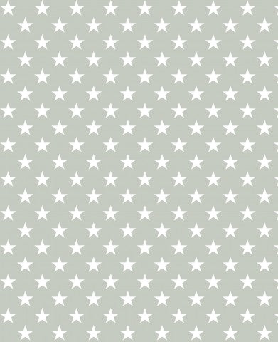 Muslin Stars Light Sage