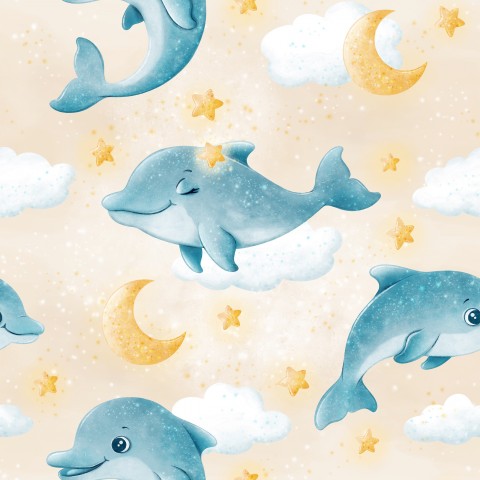Jersey Stella the Dolphin Cookie