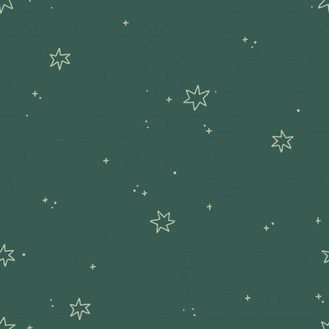 Jersey stars and sparkles emerald green