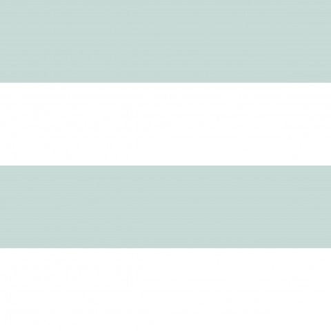 Jersey stripes mint white wide