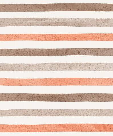 Wasserdichter Stoff Stripes Beige and Orange