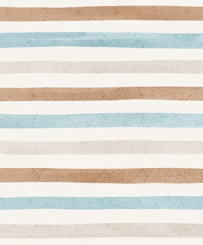 Jersey Stripes Blue Brown