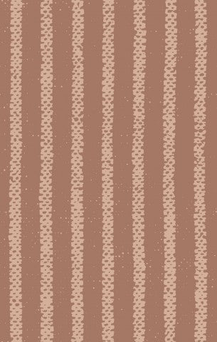 Jersey Textured Striped Mocha Mousse