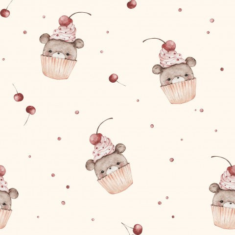  Caramelle marroni per la tua prossima stagione di cucito! Tela di cotone Teddy 20x20 cm crema: tessuto unico per il tuo prossimo soprammobile