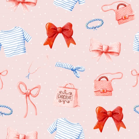 Jersey Sweet Bunny in Paris Fashion pink
