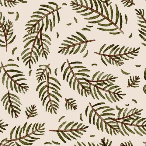 Jersey fir branch cream