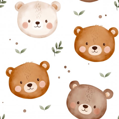 Jersey Teddy bear face white