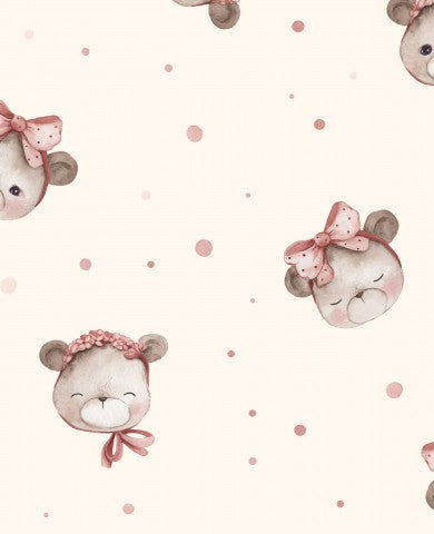 Jersey Teddy Girl Cream