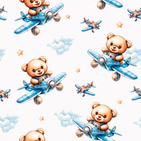 Jersey Teddy Bear Airplane