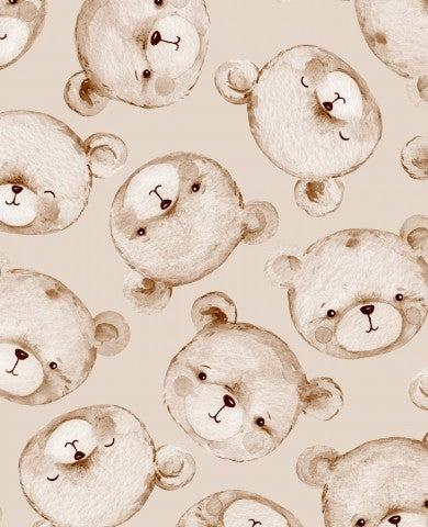 Jersey Teddy Bears 2 on Beige