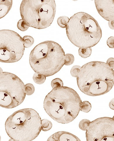 Jersey Teddy Bears 2 on White
