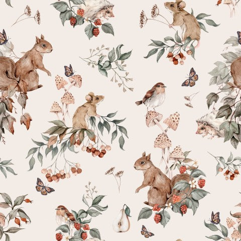 Jersey Tiny Forest cream small