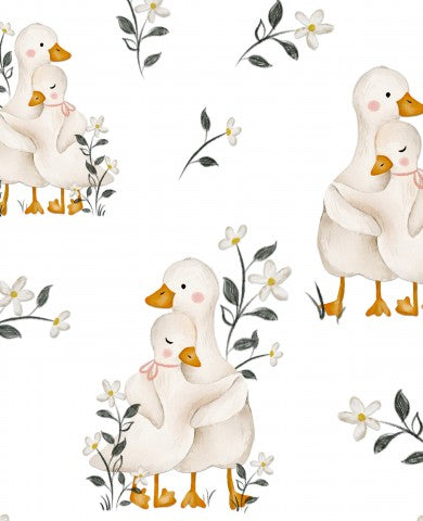 Jersey Geese in Love white