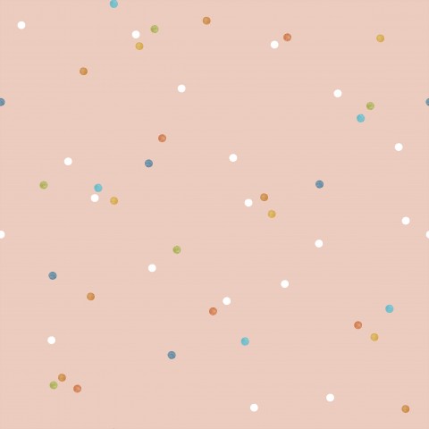 Jersey Playful Dots pink
